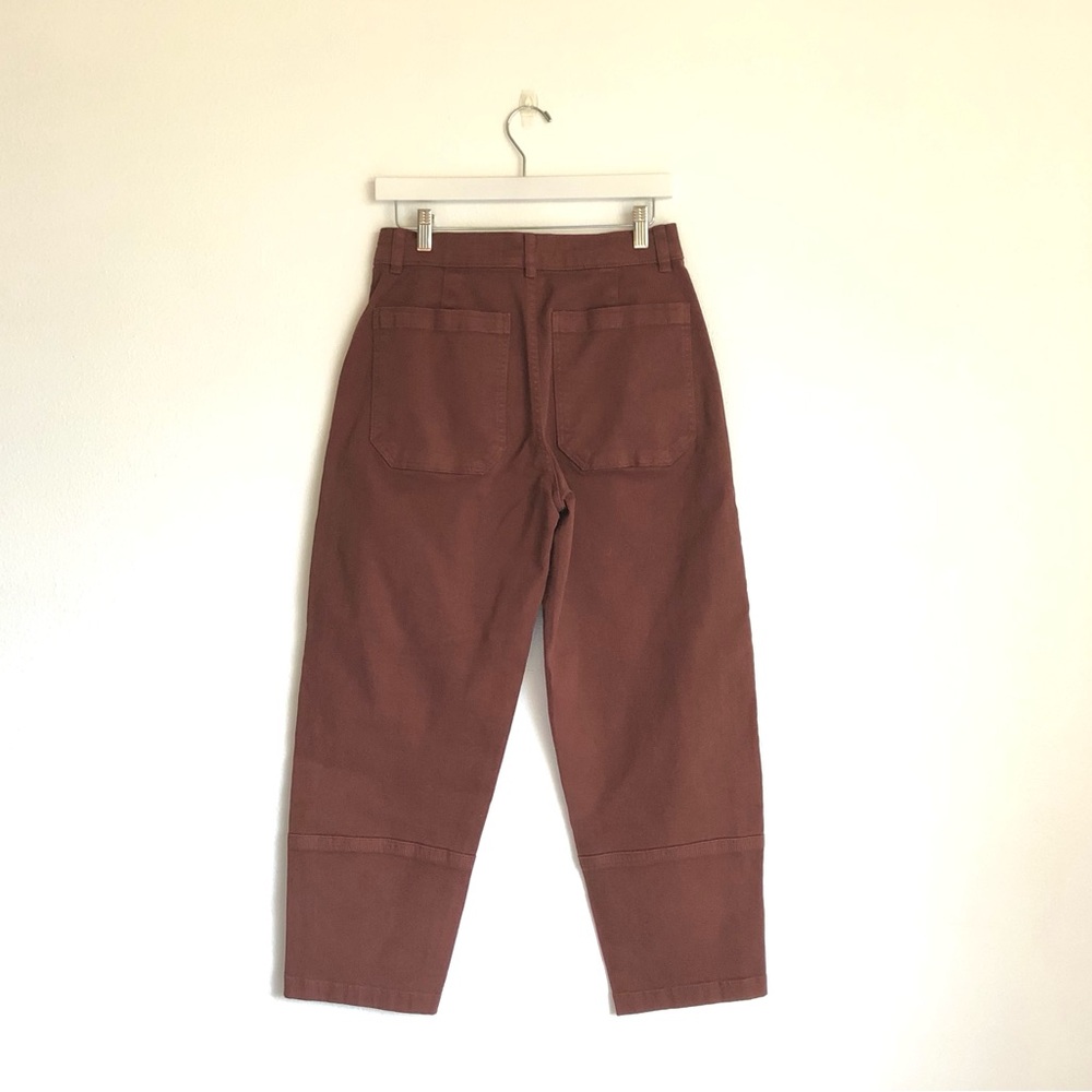 NWT Everlane The Utility Barrel Pant | Rosewood Brown, Size 6 - Picture 5 of 9